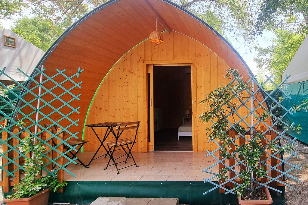 2 Posti IGLOO in Legno per 2 persone